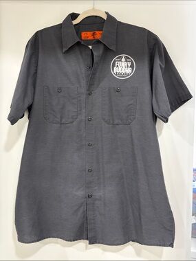 Men's Short Sleeve Work Shirt - Charcoal
